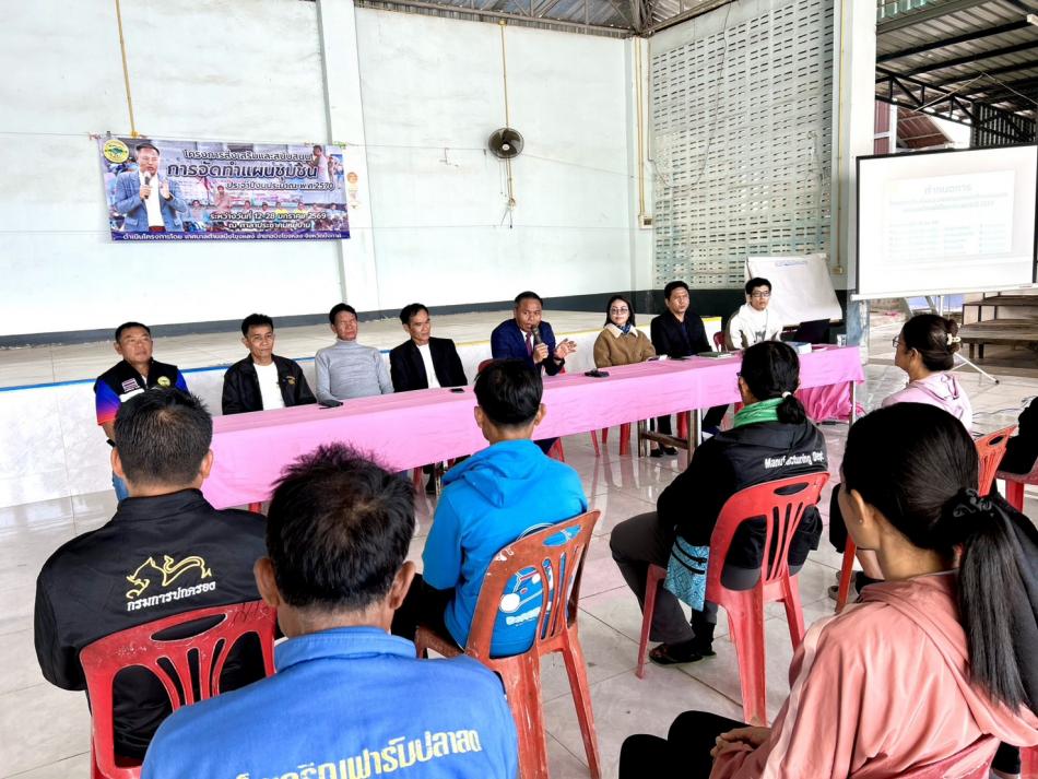  โครงการส่งเสริมและสนับสนุนการจัดทำแผนชุมชน  ประจำปี ๒๕๗๐ บ้านสว่างพัฒนา หมู่ ๑๓