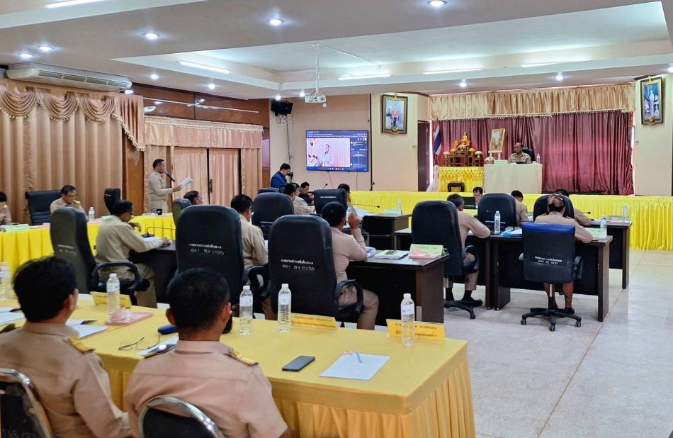 การประชุมสภาเทศบาลตำบลบึงโขงหลง สมัยวิสามัญ ครั้งที่ 1 ประจำปี พ.ศ. 2568