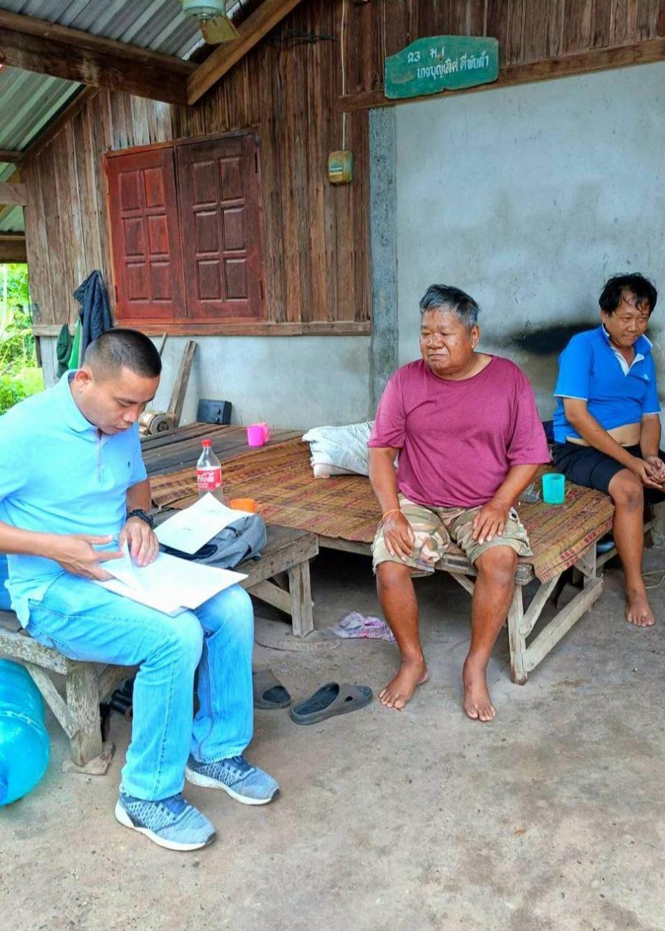 ลงพื้นที่สำรวจบ้านผู้พิการที่มีความต้องการปรับสภาพที่อยู่อาศัยเพื่อนำข้อมูลไปประกอบการพิจารณาอนุมัติงบประมาณและออกแบบการปรับปรุงแก้ไขที่ตรงกับความจำเป็นของคนพิการแต่ละราย