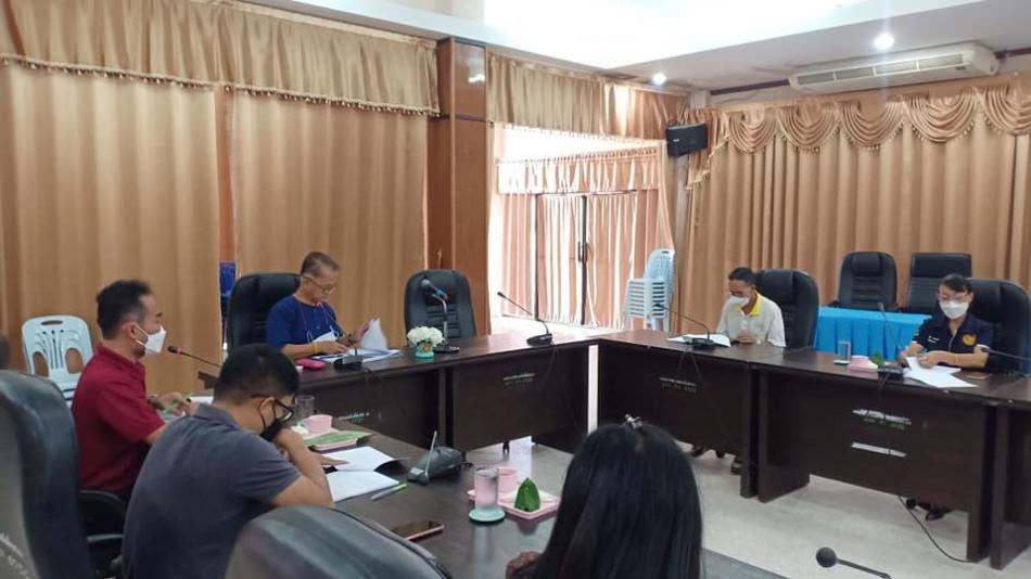 เทศบาลตำบลบึงโขงหลงจัดประชุมคณะกรรมการสนับสนุนการจัดทำแผนพัฒนาเทศบาล เพื่อร่วมจัดทำร่างแผนดำเนินงาน  ประจำปีงบประมาณ พ.ศ.2565