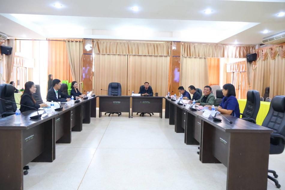 ประชุมคณะกรรมการติดตามและประเมินผลแผนพัฒนาท้องถิ่น เทศบาลตำบลบึงโขงหลง ประจำปี 2568