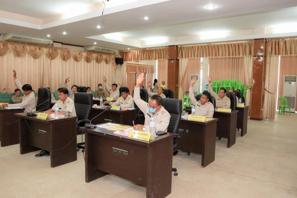การประชุมสภาเทศบาลตำบลบึงโขงหลง สมัยสามัญ สมัยที่สี่ ครั้งที่ ๑ ประจำปีพุทธศักราช ๒๕๖๓