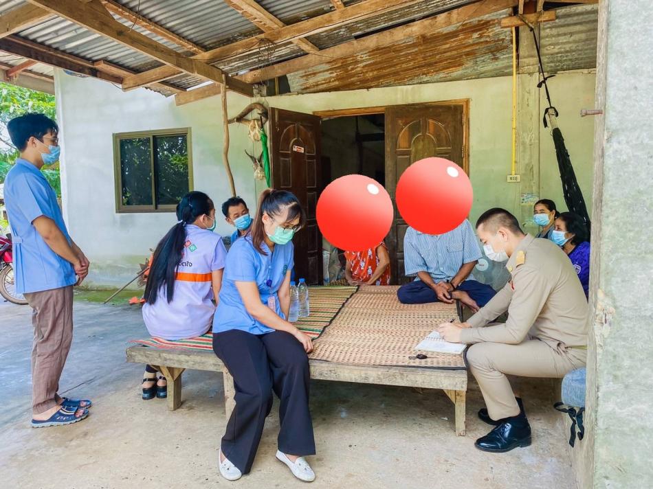  กองสวัสดิการสังคม เทศบาลตำบลบึงโขงหลงร่วมกับงานสุขภาพจิตโรงพยาบาลบึงโขงหลง รพ.สต.ท่าดอกคำ อบต.ท่าดอกคำ บูรณางานลงพื้นที่เพื่อรับเด็กที่ได้รับผลกระทบด้านความรุนแรงในครอบครัวในเขตเทศบาลตำบลบึงโขงหลงย้ายไปอยู่กับปู่ ย่า ในเขต อบต.ท่าดอกคำ
