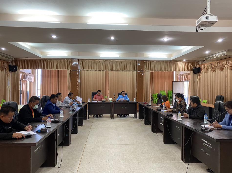  เวลา 09.30 น. ร.ต.ท.วสันต์ ชัยลา นายกเทศมนตรีตำบลบึงโขงหลง  เป็นประธานการประชุม เพื่อหารือการปฏิบัติราชการ ของคณะผู้บริหาร ปลัดเทศบาล รองปลัดเทศบาล หัวหน้าสำนัก/ผู้อำนวยการกอง และข้าราชการ ประจำเดือน ธันวาคม  2565  ณ ห้องประชุมเทศบาลตำบลบึงโขงหลง ชั้น 2