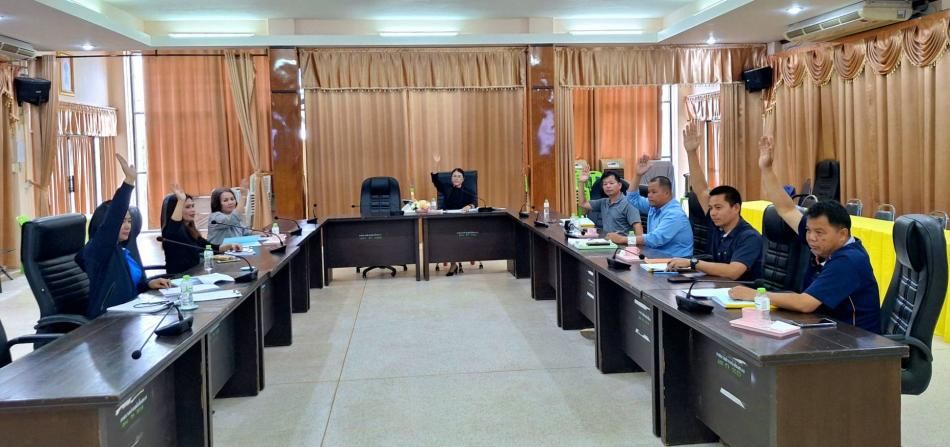  กองยุทธศาสตร์และงบประมาณ เทศบาลตำบลบึงโขงหลง จัดประชุมคณะกรรมการสนับสนุนการจัดทำแผนพัฒนาท้องถิ่น เพื่อพิจารณาร่างแผนดำเนินงาน ประจำปีงบประมาณ พ.ศ. 2569